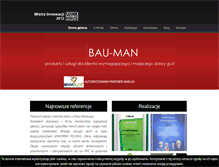 Tablet Screenshot of bauman.pl